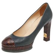 Pre-owned Leather heels Chanel Vintage , Multicolor , Dames