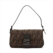 Pre-owned Canvas handbags Fendi Vintage , Brown , Dames