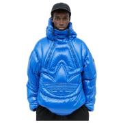 Gewatteerde Lange Donsjas Moncler , Blue , Heren