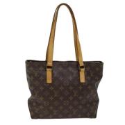 Pre-owned Canvas totes Louis Vuitton Vintage , Brown , Dames