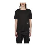 Katoenen Bars T-Shirt Unravel Project , Black , Heren