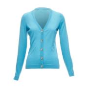 Pre-owned Cashmere outerwear Gucci Vintage , Blue , Dames