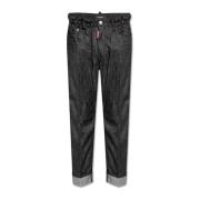 Grote Broer Jeans Dsquared2 , Black , Heren