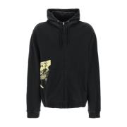 Hoodie Sweatshirt Maison Margiela , Black , Heren