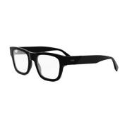 Zwarte Optische Frames Dames Accessoires Fendi , Black , Dames