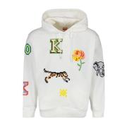 Pixel Hoodie Sweatshirt Kenzo , White , Dames
