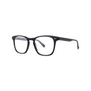 Alder Black Eyewear Frames Garrett Leight , Black , Unisex