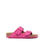 Fuchsia Arizona Sandalen Birkenstock , Pink , Dames