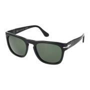 Stijlvolle zonnebril met uniek ontwerp Persol , Black , Unisex