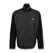 Re-Nylon Windbreaker Jas Prada , Black , Heren