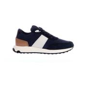 Luxe Blauwe Sneakers Upgrade Collectie Tod's , Blue , Heren