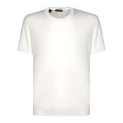 Wit Katoenmix T-shirt Ronde hals Tom Ford , White , Heren