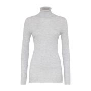 Luxe Sweaters Collectie Brunello Cucinelli , Gray , Dames