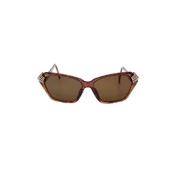 Pre-owned Fabric sunglasses Dior Vintage , Brown , Dames