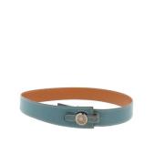 Pre-owned Leather belts Hermès Vintage , Blue , Dames