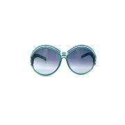 Pre-owned Fabric sunglasses Dior Vintage , Blue , Dames