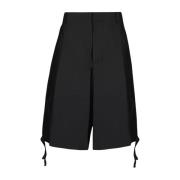 Wijdvallende Bermuda Shorts Dior , Black , Heren
