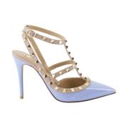 Rockstud Enkelband Hakken Valentino Garavani , Blue , Dames