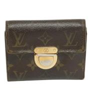 Pre-owned Canvas wallets Louis Vuitton Vintage , Brown , Dames