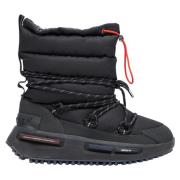 Gewatteerde Mid-Enkellaarzen Moncler , Black , Dames