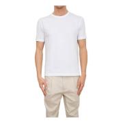 Jersey T-shirt in wit Paolo Pecora , White , Heren