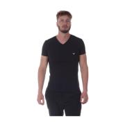 Casual Sweatshirt voor Mannen Emporio Armani , Black , Heren