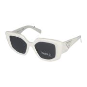 Stijlvolle zonnebril Prada , White , Dames