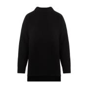 Zwarte Sweater voor Stijlvolle Look Jil Sander , Black , Dames