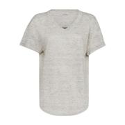 Grijze T-shirts en Polos Brunello Cucinelli , Gray , Dames