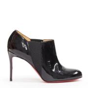 Pre-owned Leather boots Christian Louboutin Pre-owned , Black , Dames