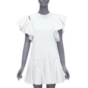 Pre-owned Cotton dresses Alexander McQueen Pre-owned , White , Dames