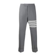 Grijze 4-Bar Broek Thom Browne , Gray , Heren