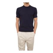 Blauw Crew Neck T-shirt Paolo Pecora , Blue , Heren