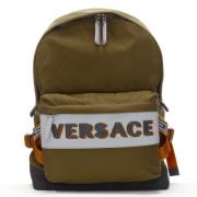 Pre-owned Nylon backpacks Versace Pre-owned , Green , Dames