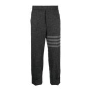 Grijze Tweed Drop-Crotch Broek Thom Browne , Gray , Heren