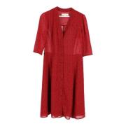 Pre-owned Polyester dresses Michael Kors Pre-owned , Red , Dames
