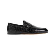 Zwarte Loafers Minimalistisch Design Lakleer Khaite , Black , Dames