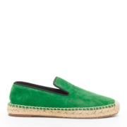 Pre-owned Suede espadrilles Celine Vintage , Green , Dames