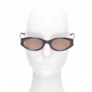 Pre-owned Acetate sunglasses Gucci Vintage , Brown , Dames