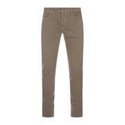 Bruine Slim Fit Jeans Dondup , Brown , Heren