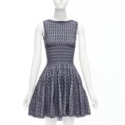 Pre-owned Wool dresses Alaïa Pre-owned , Gray , Dames
