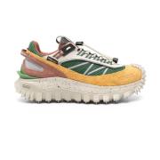 Groene Sneakers Mesh Design Reflecterende Details Moncler , Multicolor...
