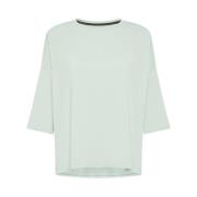 Boxy Cut Oxford T-Shirt Milk Mint RRD , Green , Dames