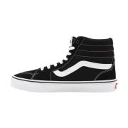 Klassieke High-Top Sneakers Zwart/Wit Vans , Black , Heren