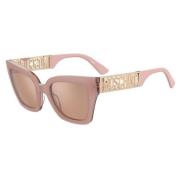 Stijlvolle zonnebril Mos161/S 35J/2S Moschino , Pink , Dames