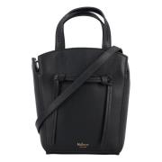 Verfijnde Kalf Mini Tote Tas Mulberry , Black , Dames