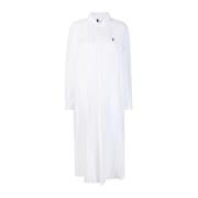Klassieke Witte Katoenen Overhemd Ralph Lauren , White , Dames