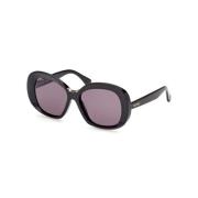 Edna Zonnebril Zwart Glanzend Kussen Max Mara , Black , Dames