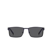 Vierkante zonnebril metalen frame UV-bescherming Tommy Hilfiger , Blue...