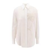 Witte overhemd met puntkraag Made in Italy Brunello Cucinelli , White ...